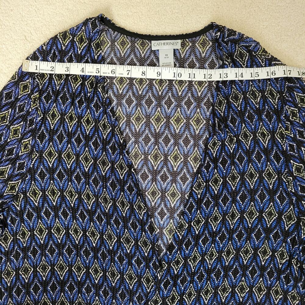 Catherines Size 1x Cardigan Open Front Long Sleev… - image 8